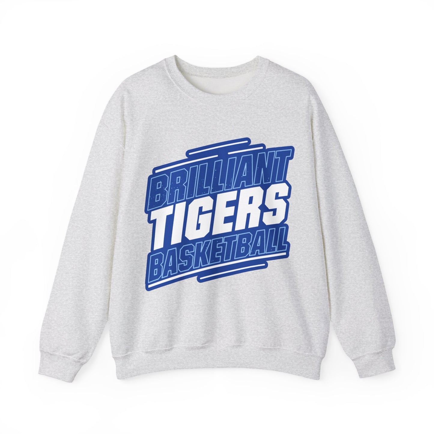 Adult Crewneck Sweatshirt \ Brilliant Tigers Basketball \ BTBK2