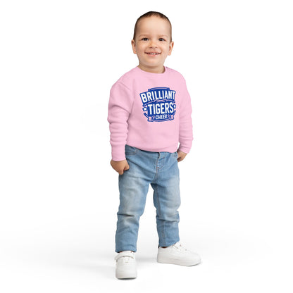 Toddler Crewneck Sweatshirt \ Brilliant Tigers Cheer \ BTC2
