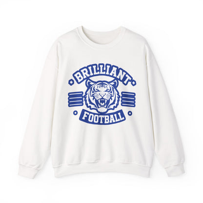 Adult Crewneck Sweatshirt \ Brilliant Tigers Football \ BTF2