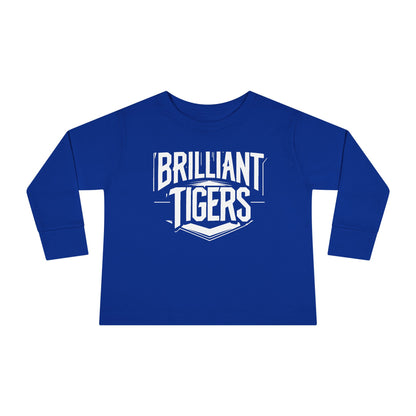 Toddler Long Sleeve Tee \ Brilliant Tigers \ BT2