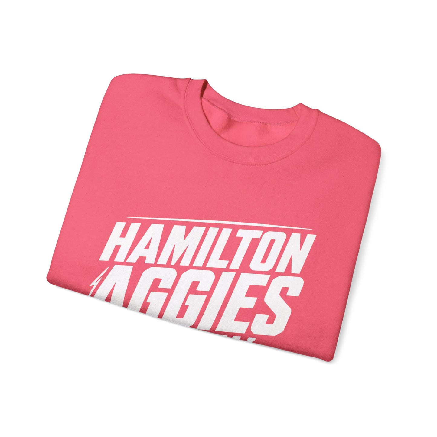 Adult Crewneck Sweatshirt \ Hamilton Aggies Basketball \ HABK2