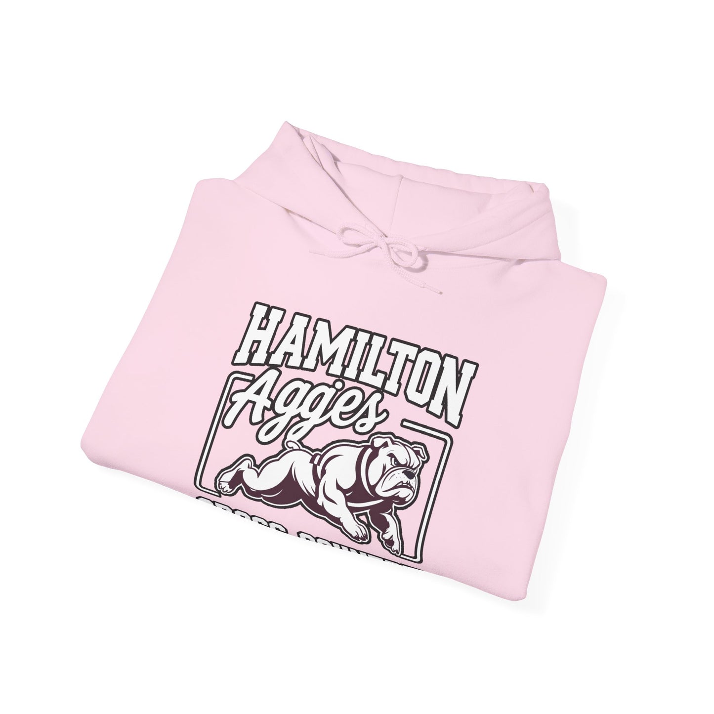 Adult Hoodie Sweatshirt \ Hamilton Aggies Cross-Country \ HCC2