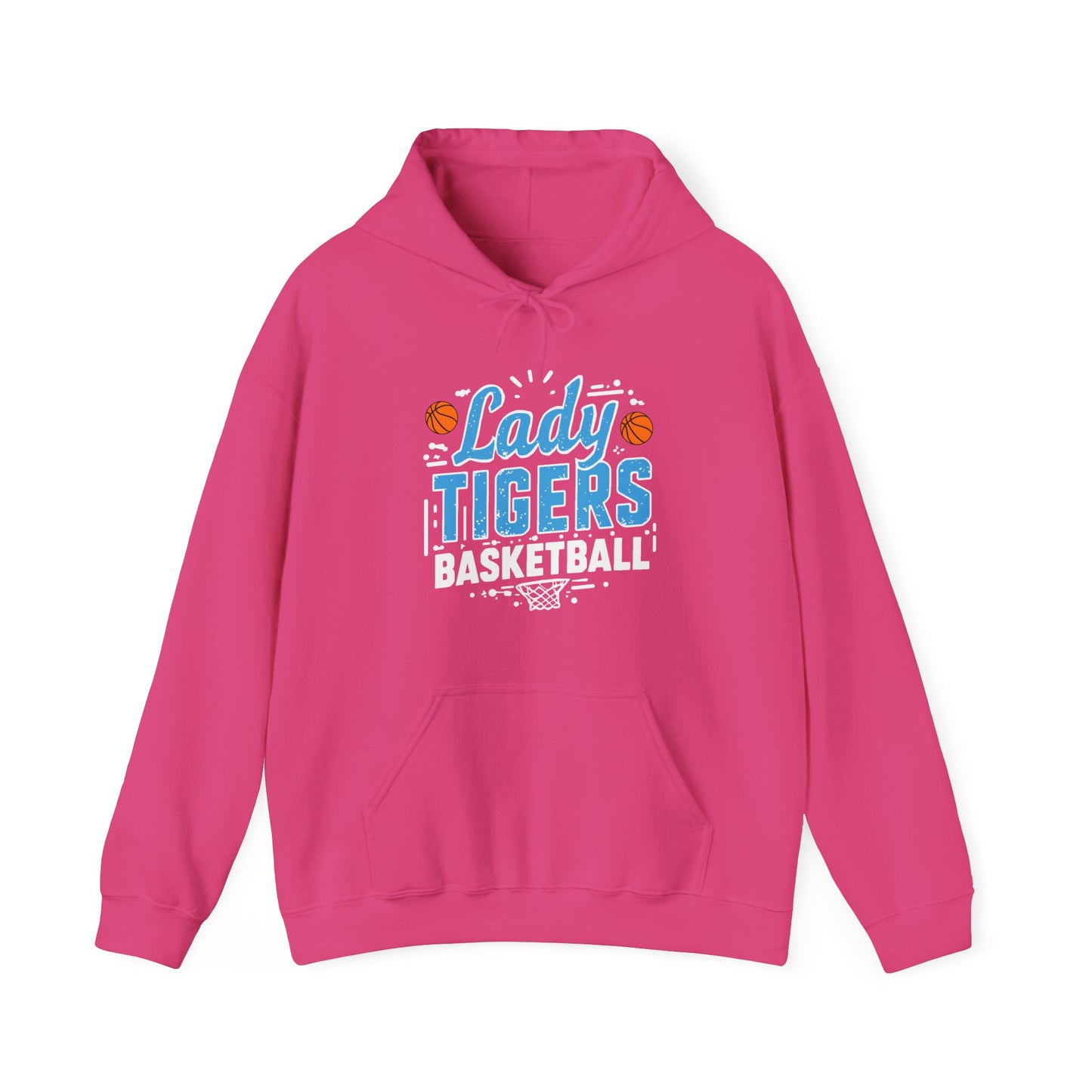 Adult Hoodie Sweatshirt \ Brilliant Tigers Basketball \ BTBKG1