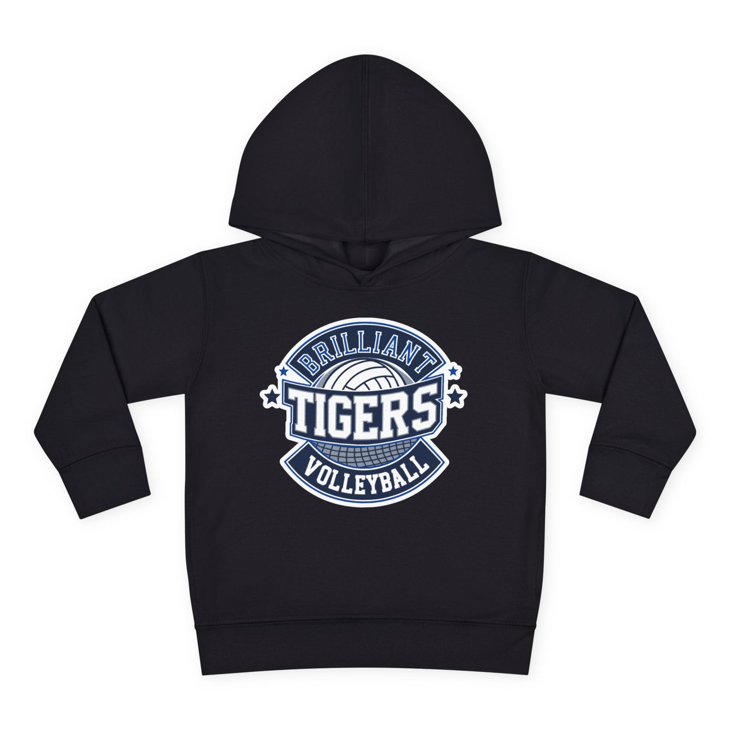 Toddler Hoodie Sweatshirt \ Brilliant Tigers Volleyball \ BTV1