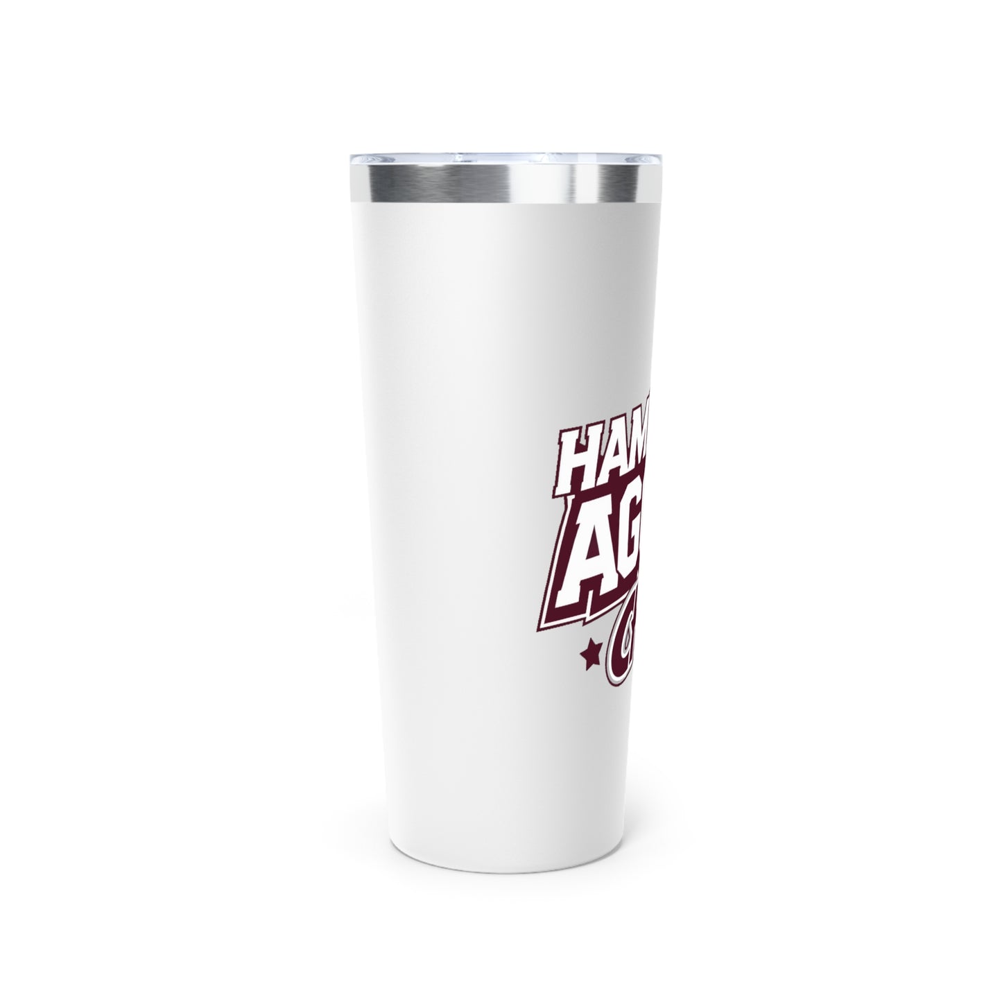 22oz Cooper Insulated Tumbler \ Hamilton Aggies Cheer \ HAC1
