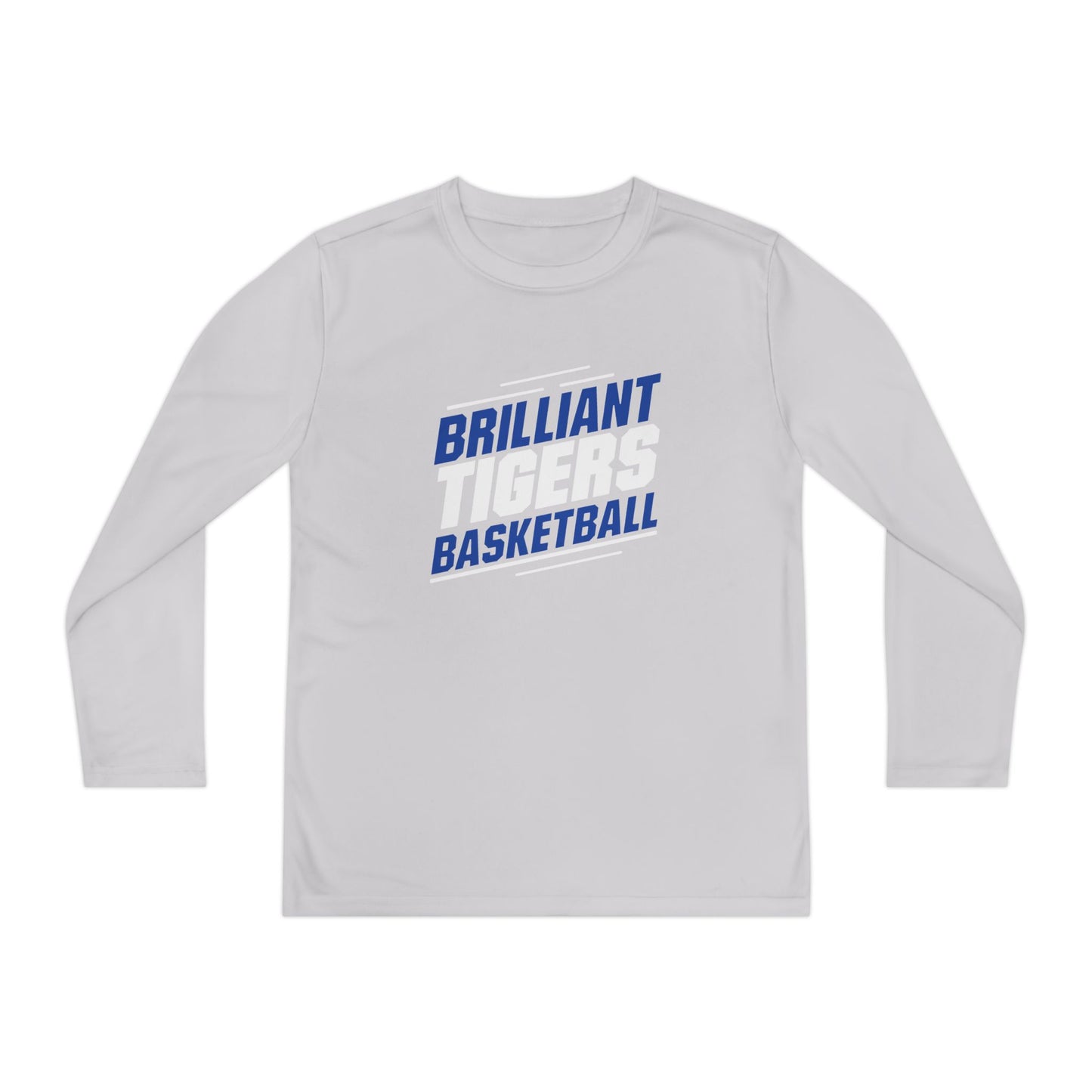 Youth Long Sleeve Tee \ Brilliant Tigers Basketball \ BTBK2