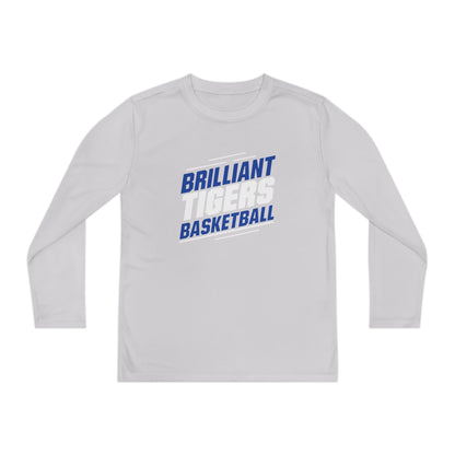 Youth Long Sleeve Tee \ Brilliant Tigers Basketball \ BTBK2