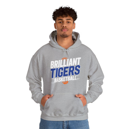 Adult Hoodie Sweatshirt \ Brilliant Tigers Basketball \ BTBK1