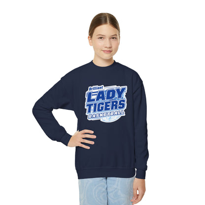 Youth Crewneck Sweatshirt \ Brilliant Tigers Basketball \ BTBKG2