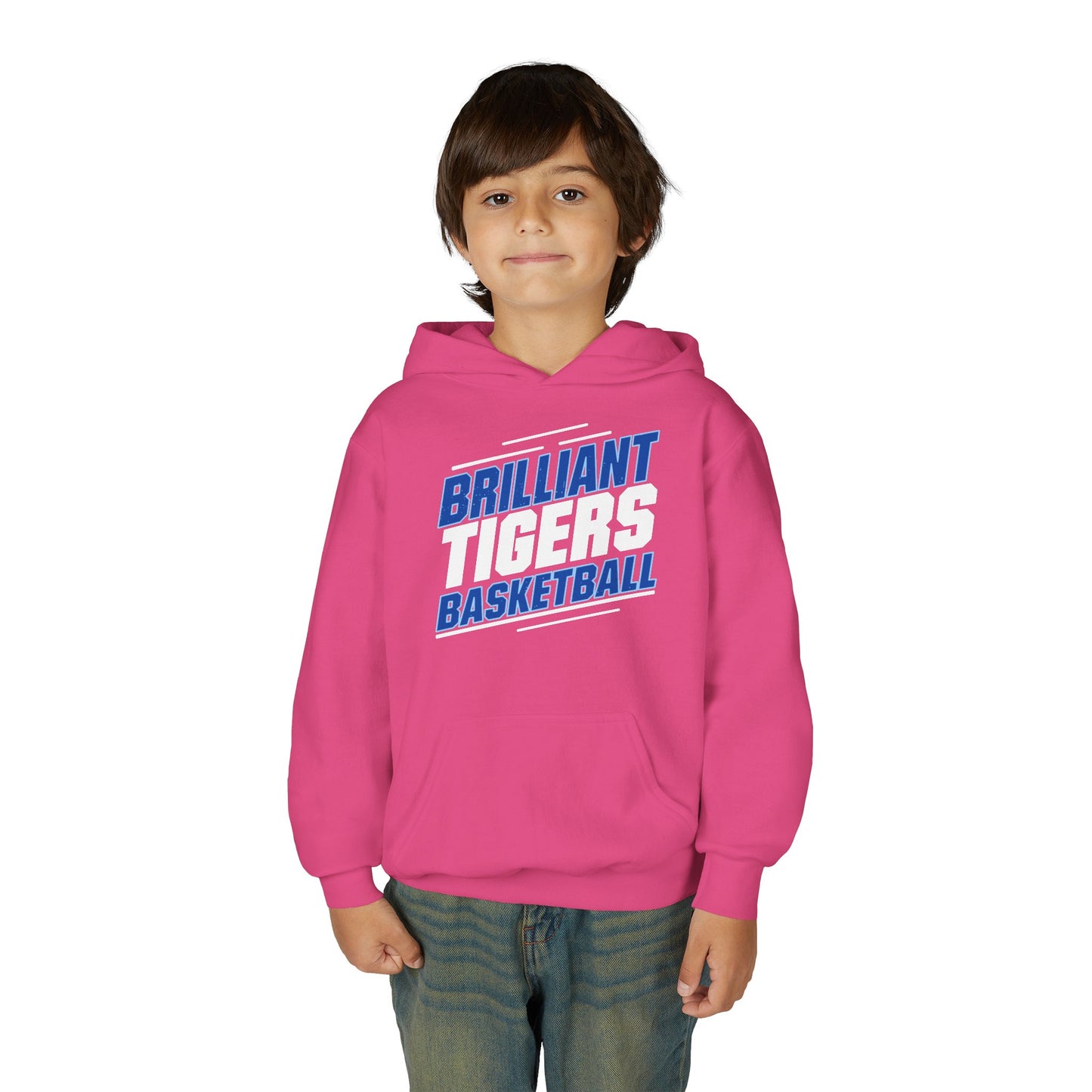 Youth Hoodie Sweatshirt \ Brilliant Tigers Basketball \ BTBK2