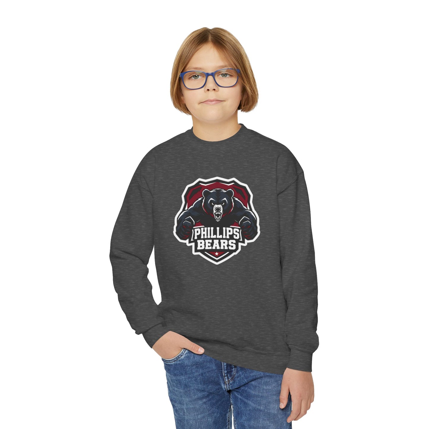 Youth Crewneck Sweatshirt \ Phillips Bears \ PB2