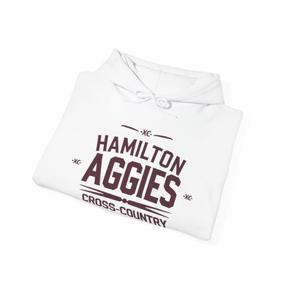 Adult Hooded Sweatshirt \ Hamilton Aggies Cross-Country \ HCC1