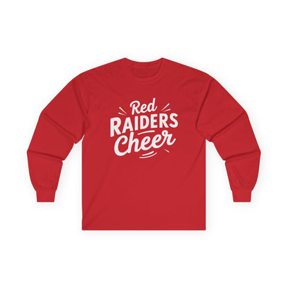 Adult Long Sleeve Tee \ Marion County Red Raiders Cheer \ MCC1