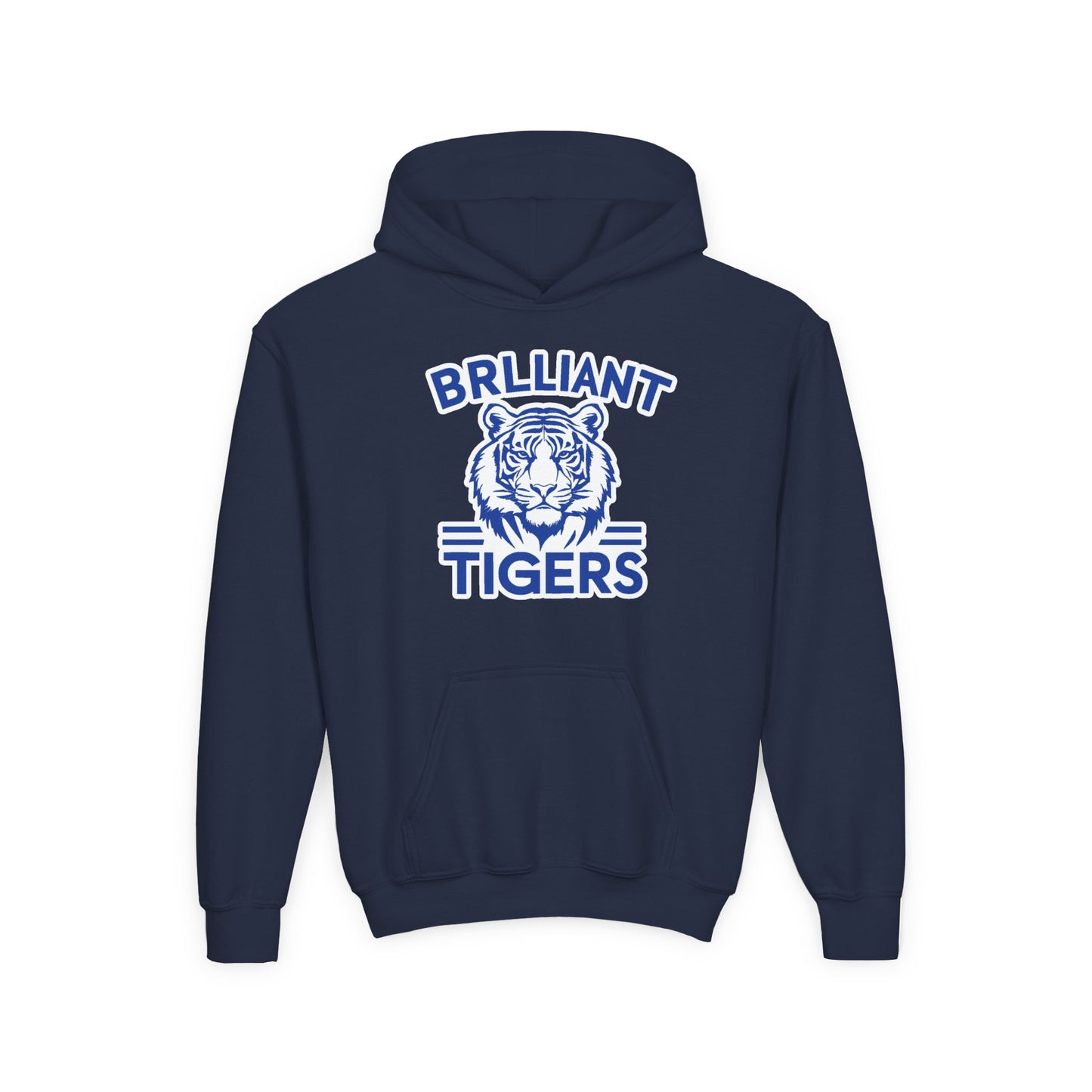Youth Hooded Sweatshirt \ Brilliant Tigers \ BT1