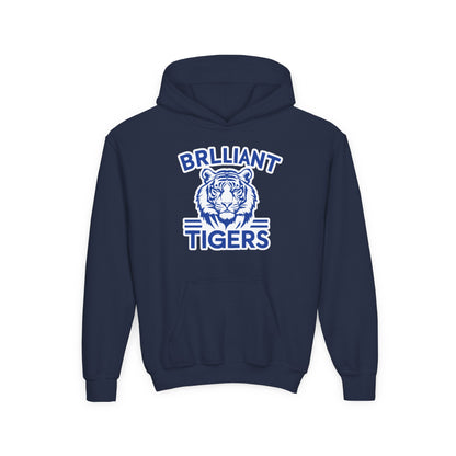Youth Hooded Sweatshirt \ Brilliant Tigers \ BT1