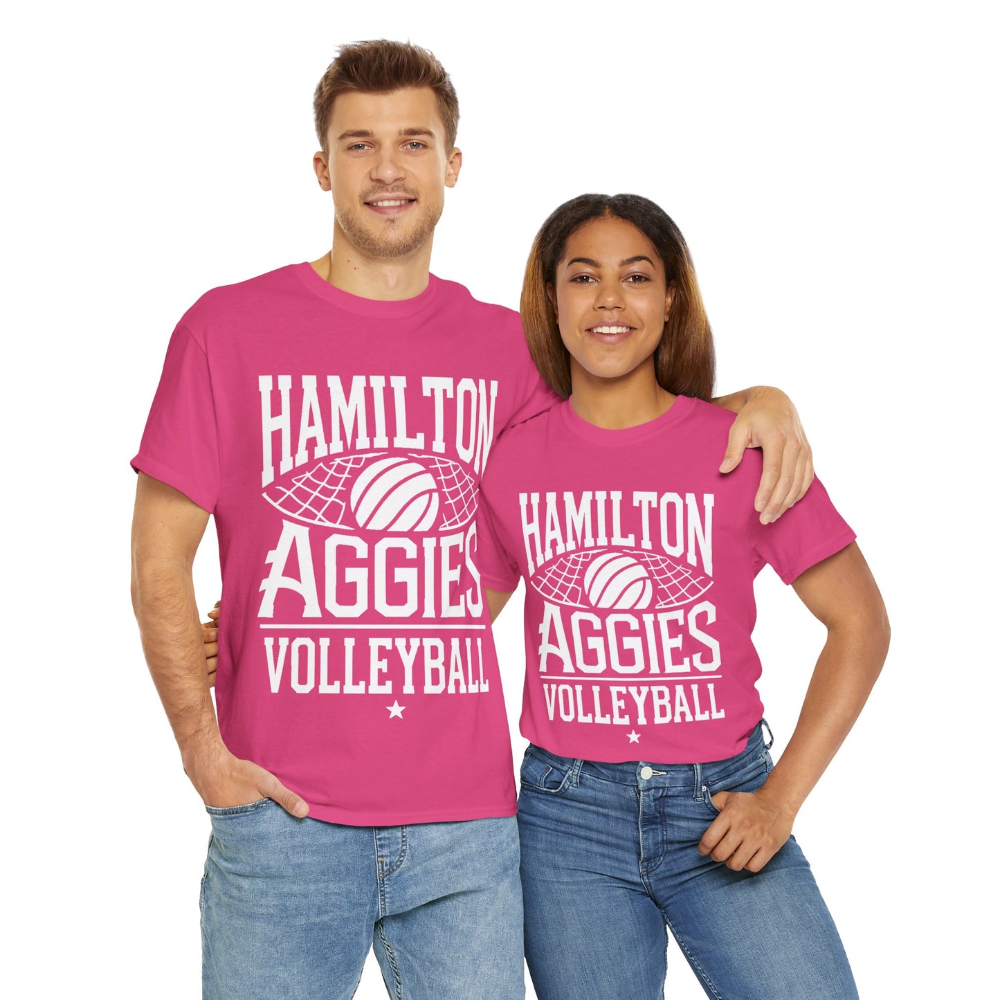 Adult Tee \ Hamilton Aggies Volleyball \ HAV2