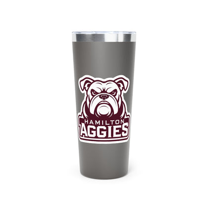 22oz Copper Insulated Tumbler \ Hamilton Aggies \ HA4