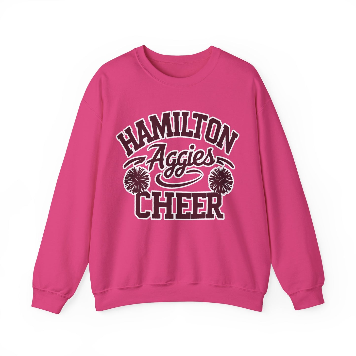 Adult Crewneck Sweatshirt \ Hamilton Aggies Cheer \ HAC2