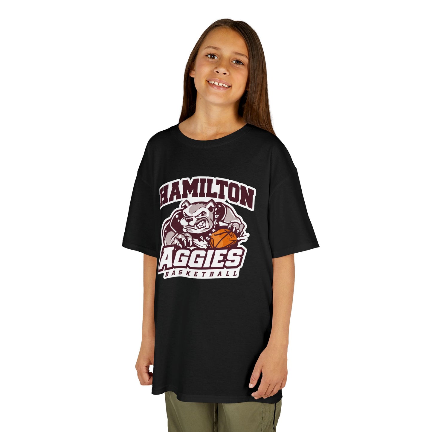 Youth Tee \ Hamilton Aggies Basketball \ HABB1