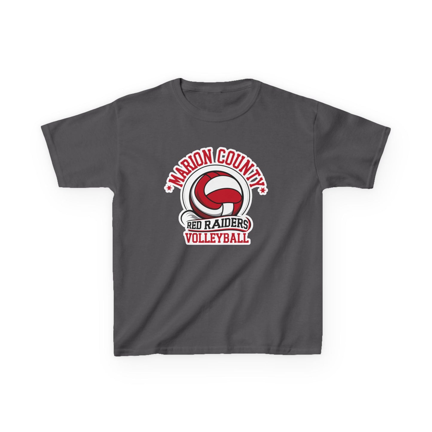 Youth Tee \ Marion County Red Raiders Volleyball \ MCV1