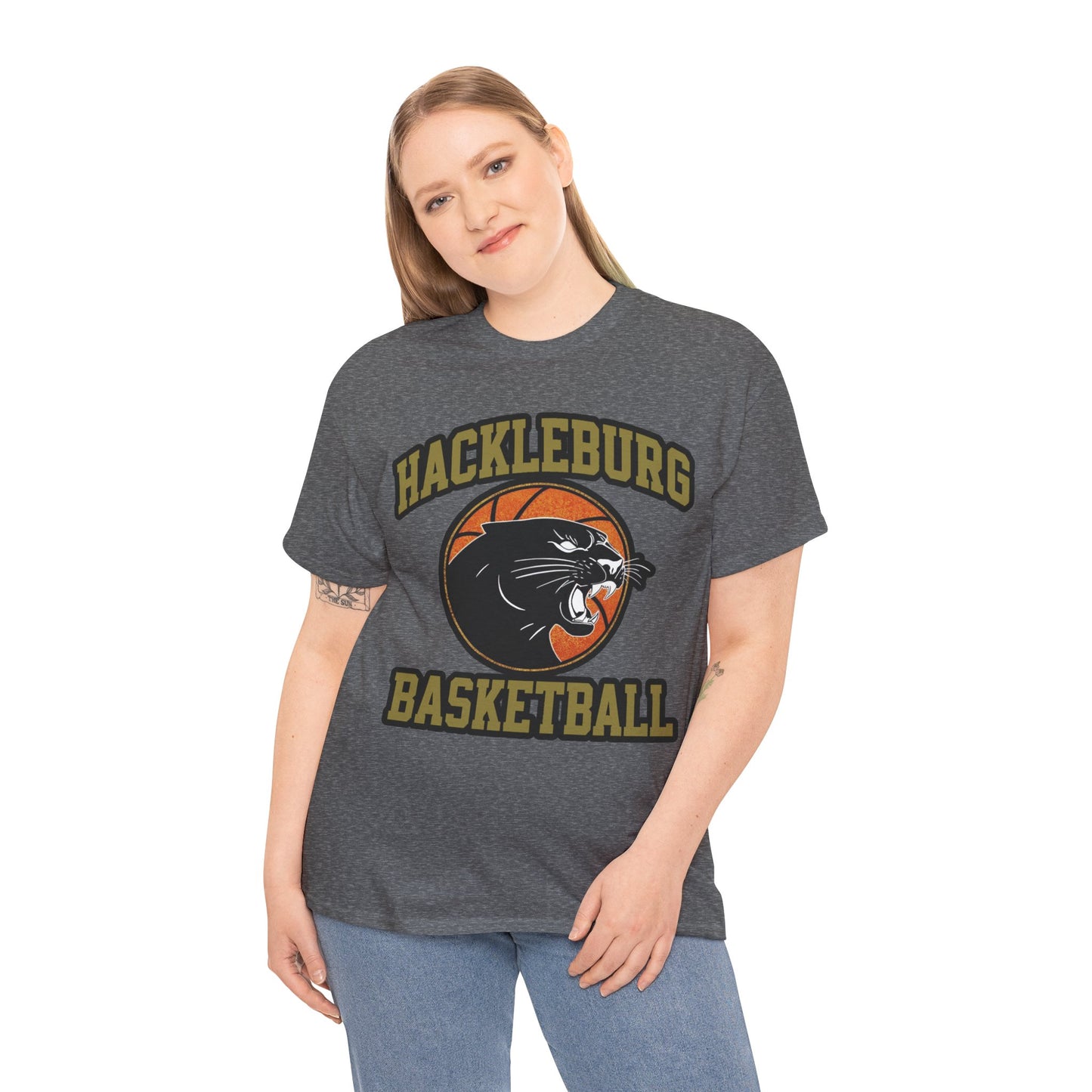 Adult Tee \ Hackleburg Panther Basketball \ HPBK1