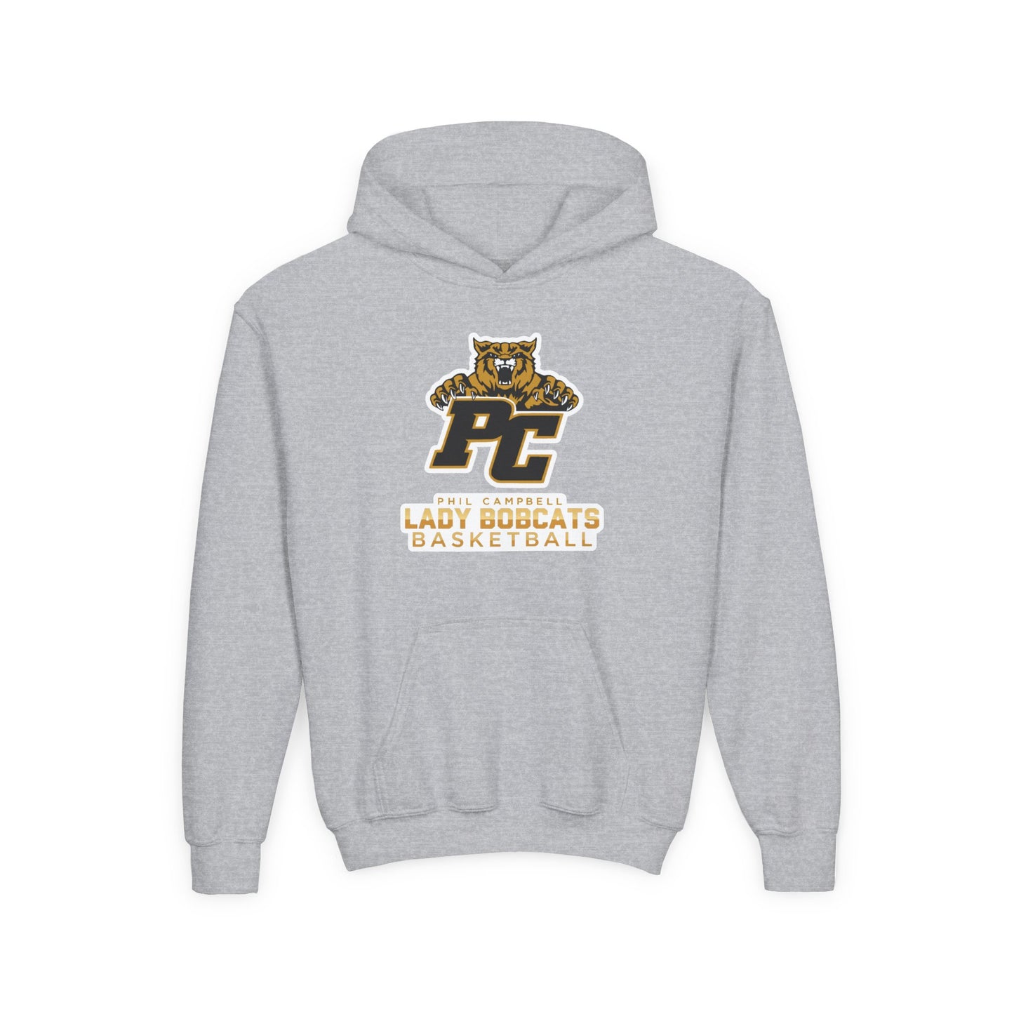 Youth Hoodie Sweatshirt \ Phil Campbell Bobcats Basketball \ PCBBKG1