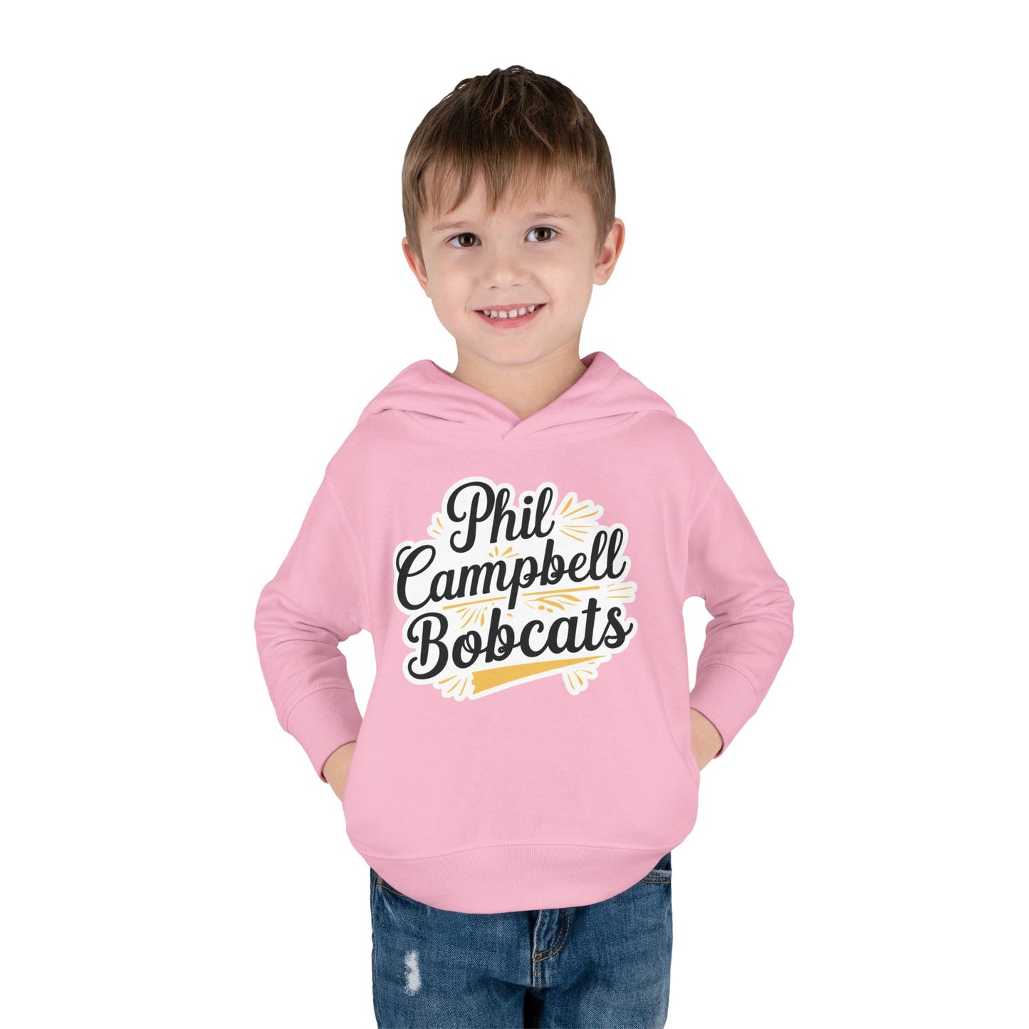 Toddler Hoodie Sweatshirt \ Phil Campbell Bobcats \ PCBG2