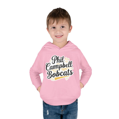 Toddler Hoodie Sweatshirt \ Phil Campbell Bobcats \ PCBG2
