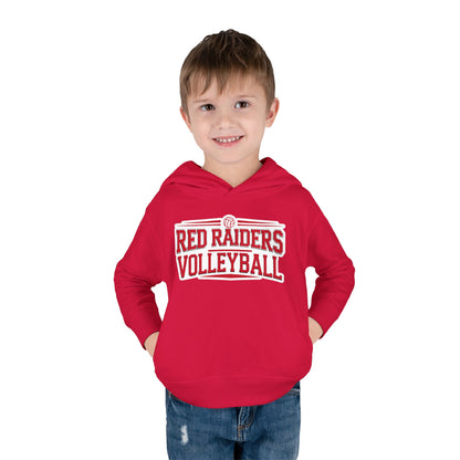 Toddler Hoodie Sweatshirt \ Marion County Red Raiders Volleyball \ MCV2