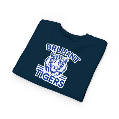 Toddler Crewneck Sweatshirt \ Brilliant Tigers \ BT1