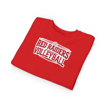 Toddler Crewneck Sweatshirt \ Marion County Red Raiders Volleyball \ MCV2