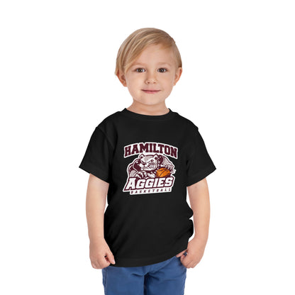 Toddler Tee \ Hamilton Aggies Basketball \ HABB1