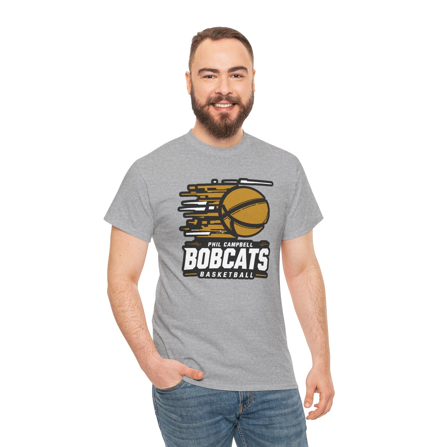 Adult Tee \ Phil Campbell Bobcats Basketball \ PCBBK2