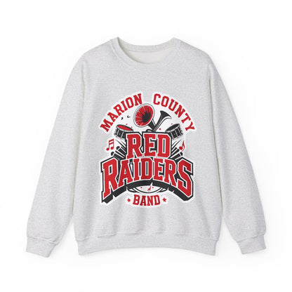 Adult Crewneck Sweatshirt \ Marion County Red Raiders Band \ MCB2