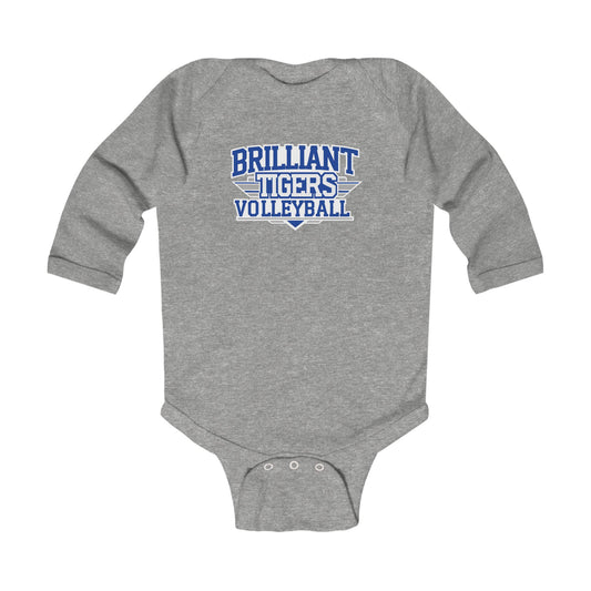Long Sleeve Baby Bodysuit \ Brilliant Tigers Volleyball \ BTV2