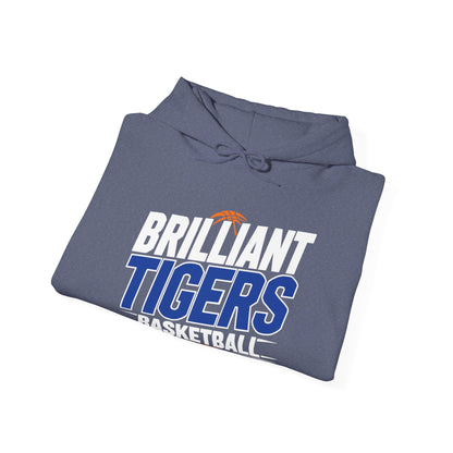 Adult Hoodie Sweatshirt \ Brilliant Tigers Basketball \ BTBK1
