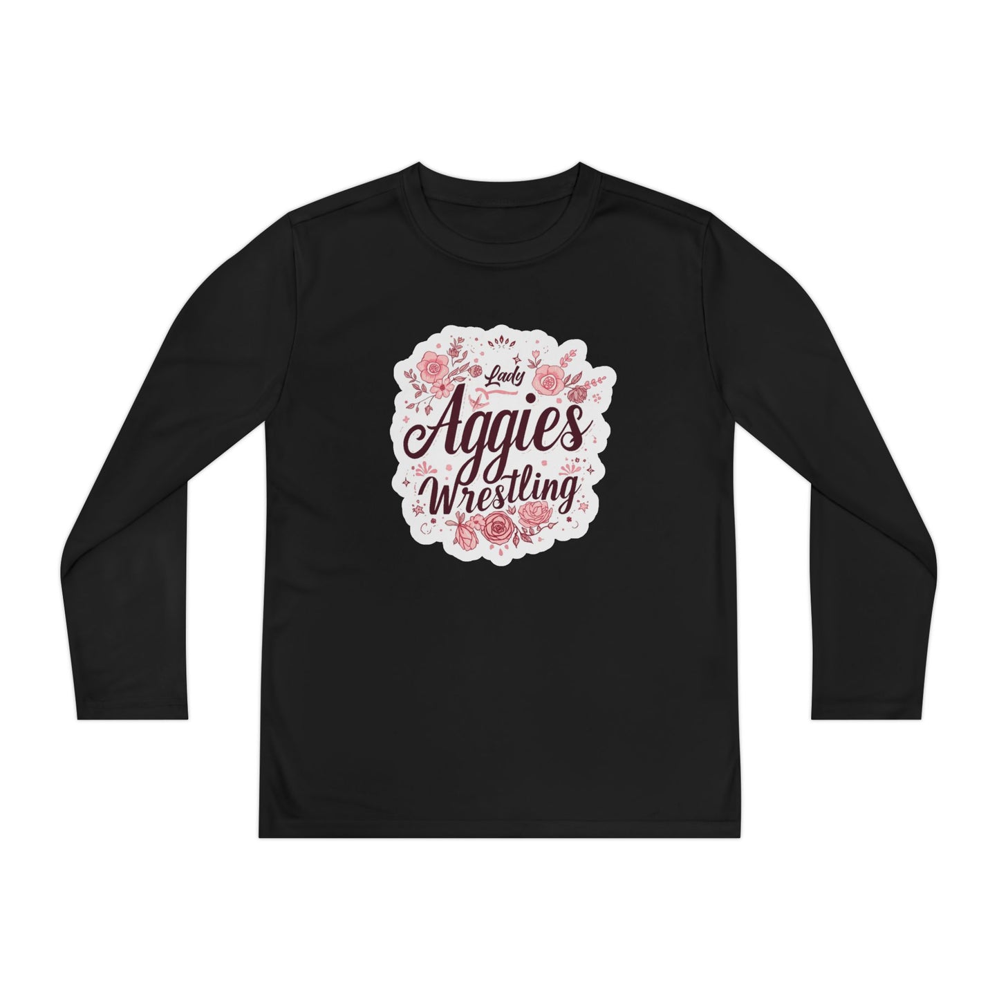 Youth Long Sleeve Shirt \ Hamilton Aggies Wrestling \ HAWG1