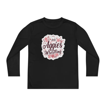 Youth Long Sleeve Shirt \ Hamilton Aggies Wrestling \ HAWG1