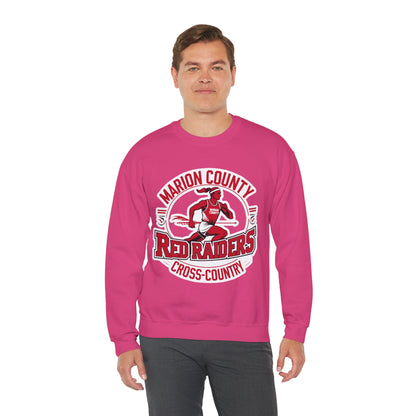 Adult Crewneck Sweatshirt \ Marion County Red Raiders Cross-Country \ MCCC2