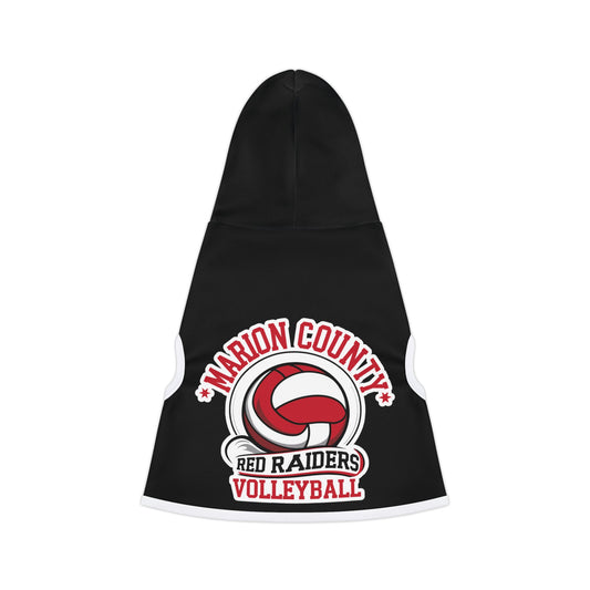 Pet Hoodie \ Marion County Red Raiders Volleyball \ MCV1