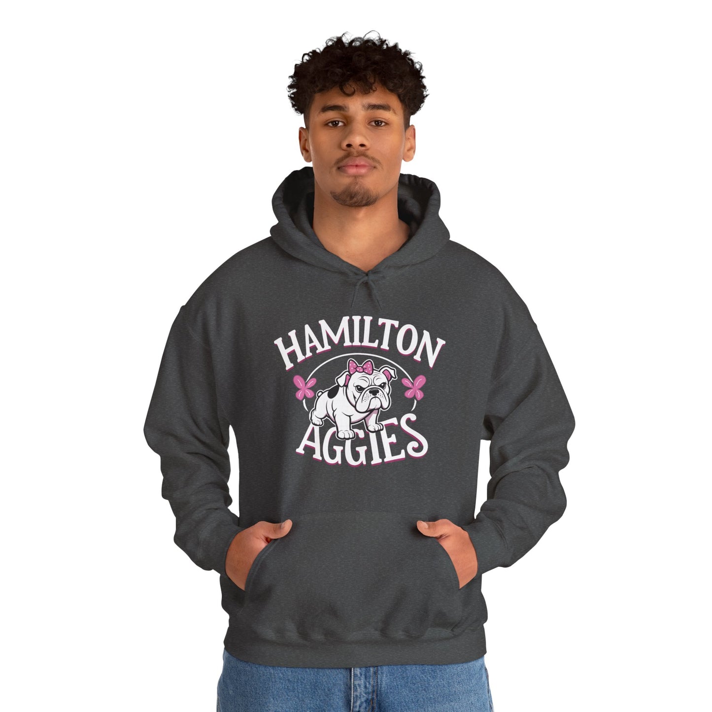 Adult Hoodie Sweatshirt \ Hamilton Aggies \ HAG4