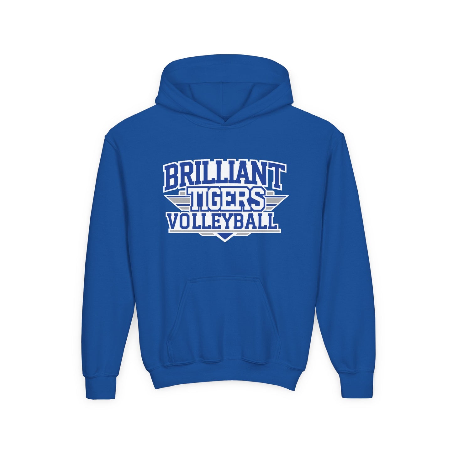 Youth Hoodie Sweatshirt \ Brilliant Tigers Volleyball \ BTV2