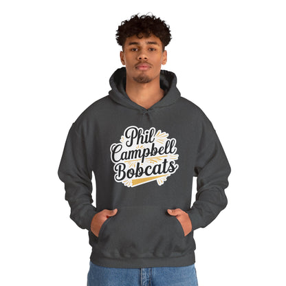 Adult Hoodie Sweatshirt \ Phil Campbell Bobcats \ PCBG2
