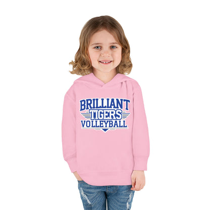 Toddler Hoodie Sweatshirt \ Brilliant Tigers Volleyball \ BTV2