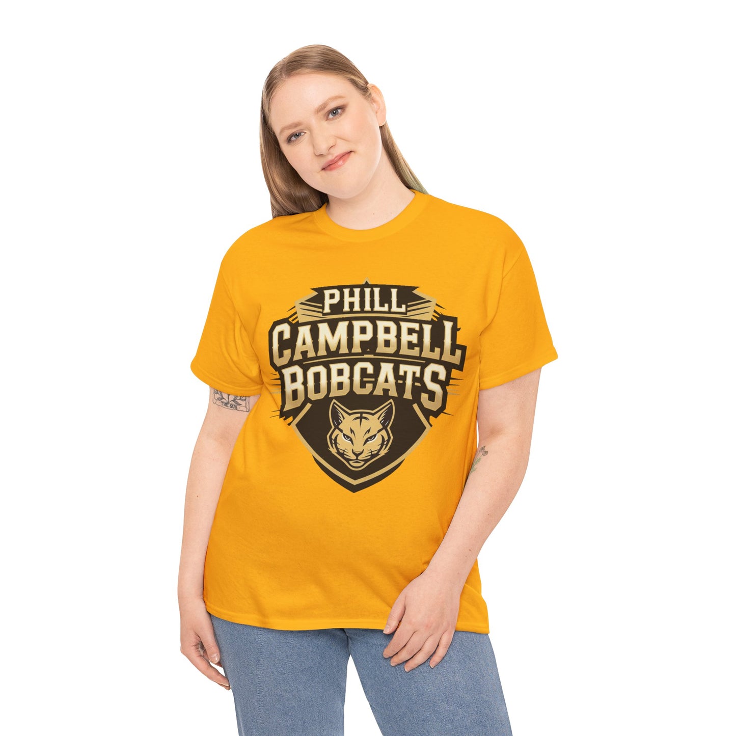 Adult Tee \ Phill Campbell Bobcats \ PCB1