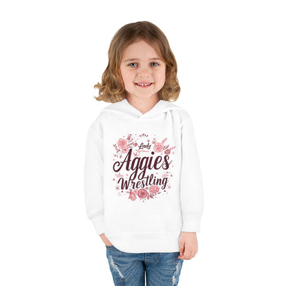 Toddler Hoodie Sweatshirt \ Hamilton Aggies Wrestling \ HAWG1