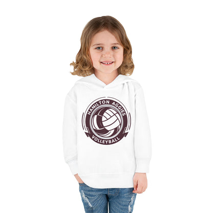 Toddler Hoodie Sweatshirt \ Hamilton Aggies Volleyball \ HAV1