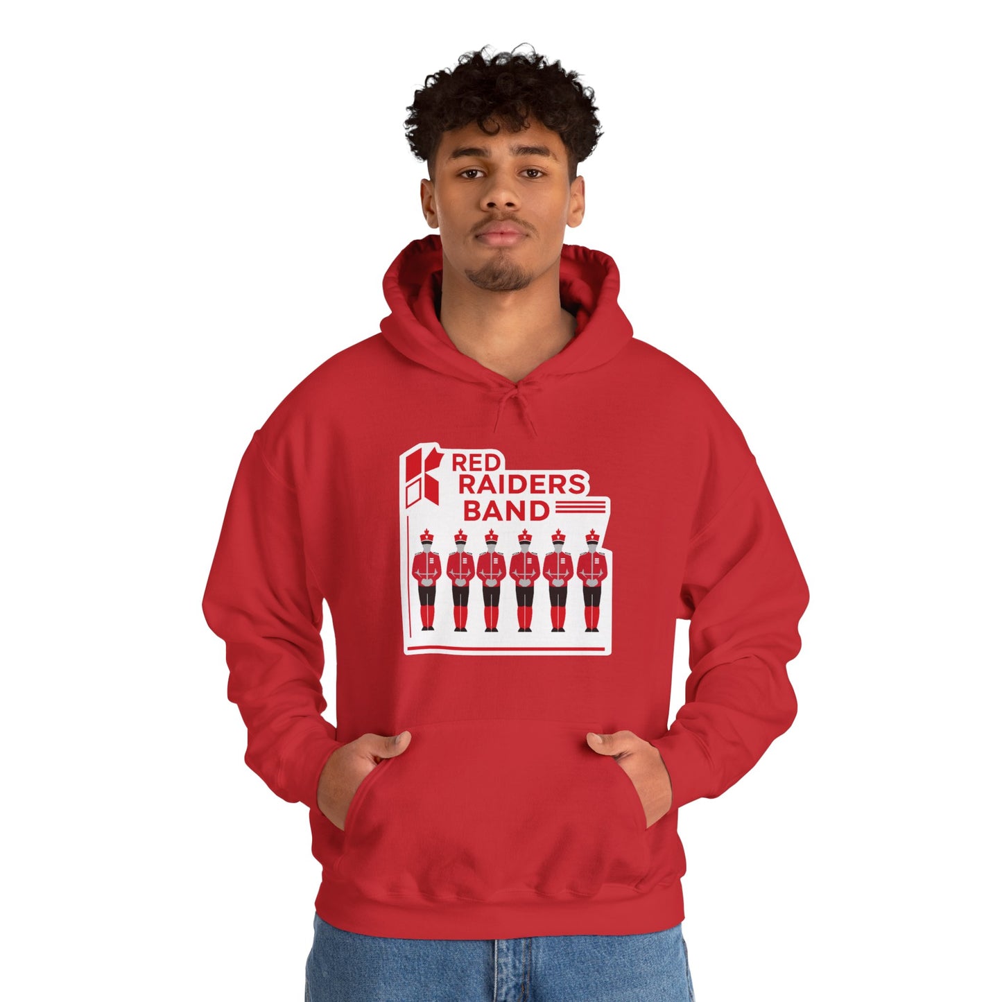 Adult Hoodie Sweatshirt \ Marion County Red Raiders Band \ MCB1