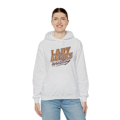 Adult Hoodie Sweatshirt \ Hamilton Aggies Wrestling \ HAWG3