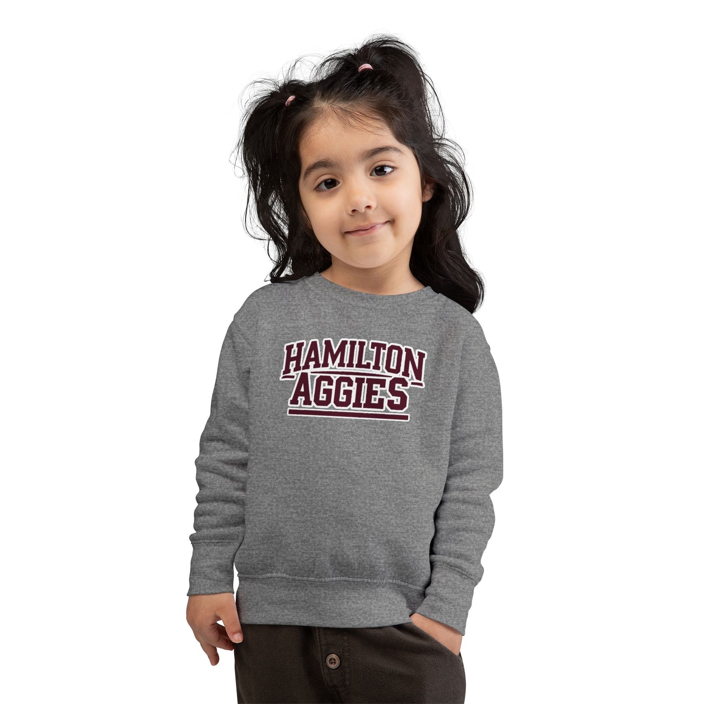 Toddler Crewneck Sweatshirt \ Hamilton Aggies \ HA2